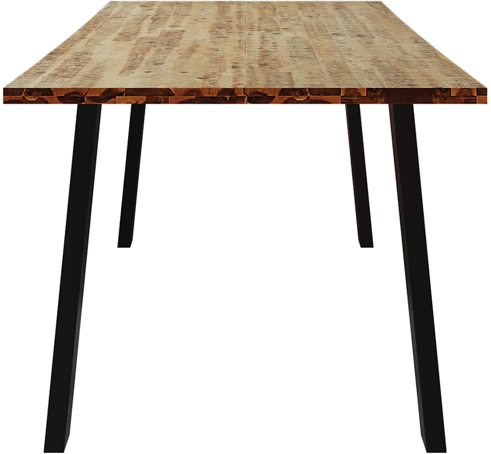 Valgomojo stalas, 150x90x75cm, akacijos medienos masyvas