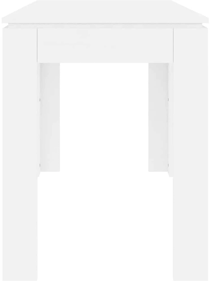 Valgomojo stalas, baltos spalvos, 120x60x76cm, apdirbta mediena