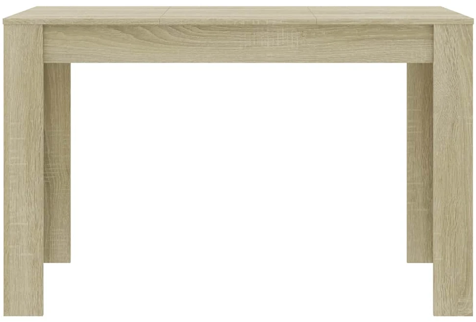 Valgomojo stalas, sonoma ąžuolo, 120x60x76cm, apdirbta mediena