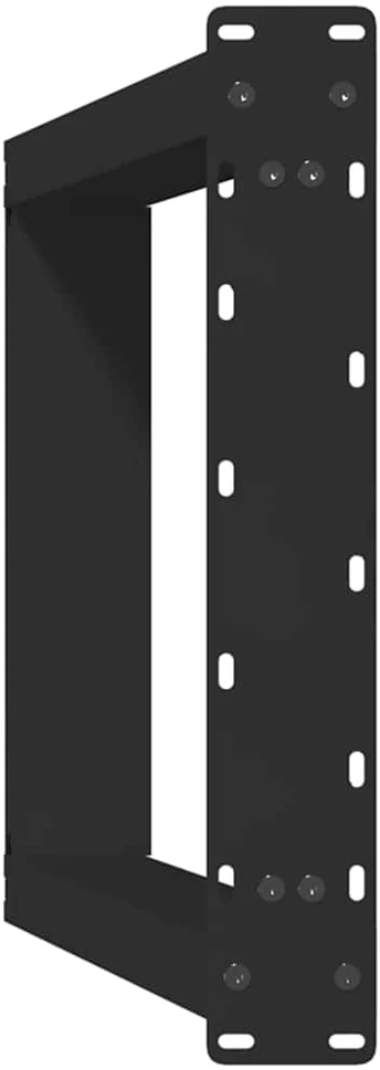 Valgomojo stalo kojelės, U formos, 2 vnt., juoda, 60x(72-73)cm