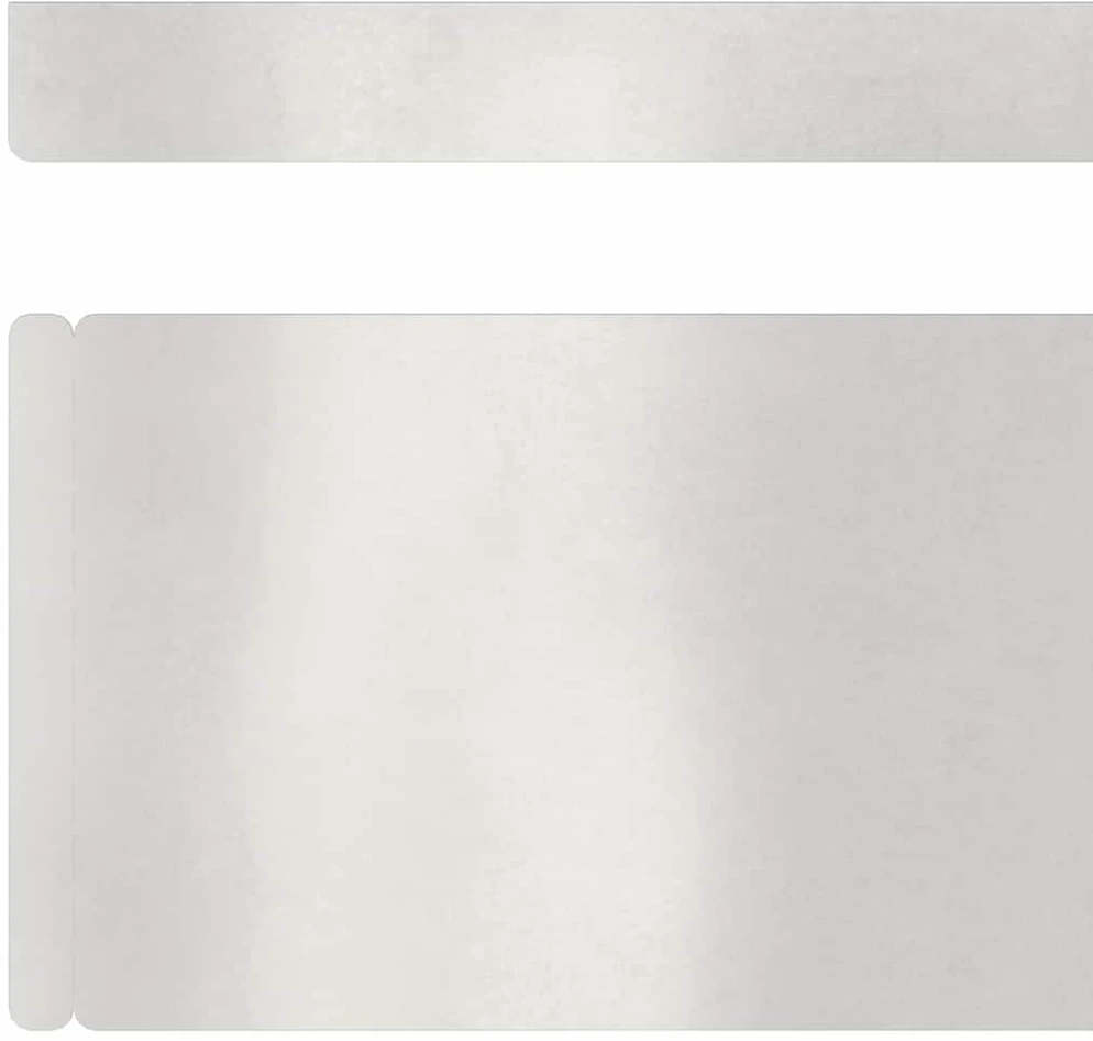 Vejo kraštas 450 x 10 cm Nerūdijantis Plienas Sidabro
