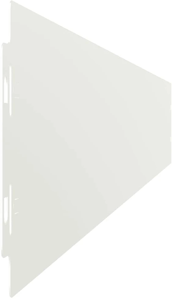 Vejo kraštas 10 vnt. 10 x 103 cm Šaltai valcuotas plienas Balta