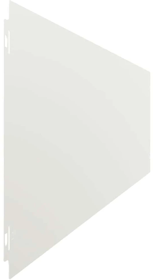 Vejo kraštas 10 vnt. 20 x 103 cm Plienas Balta
