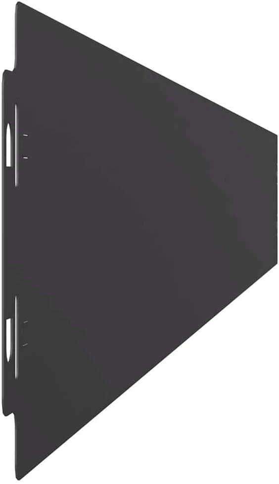 Vejo kraštas 10 vnt. 10 x 103 cm Šaltai valcuotas plienas Juoda