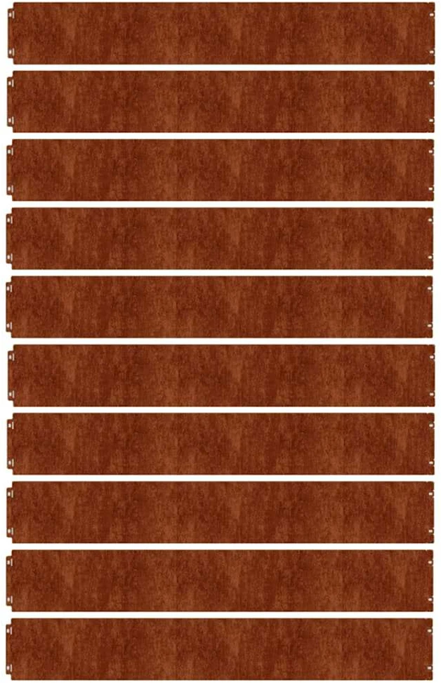 Vejos apvadai, 10vnt., 15x103cm, lankstus Corten plienas