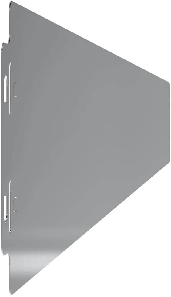 Vejo kraštas 50 vnt. 10 x 103 cm Galvanizuotas plienas