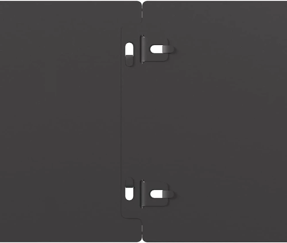Vejo kraštas 50 vnt. 15 x 103 cm Šaltai valcuotas plienas Juoda