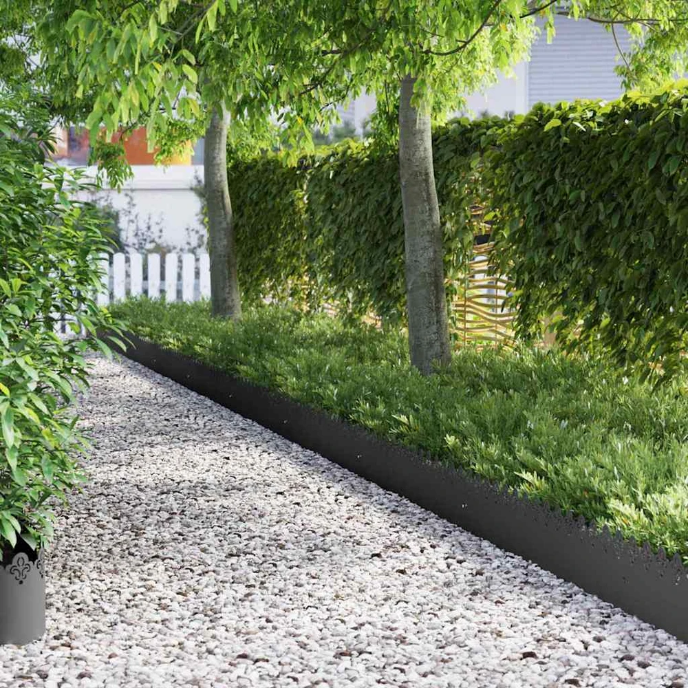 Vejos borteliai 20 vnt. 103 x 0,05 x 22 cm Plienas Juoda