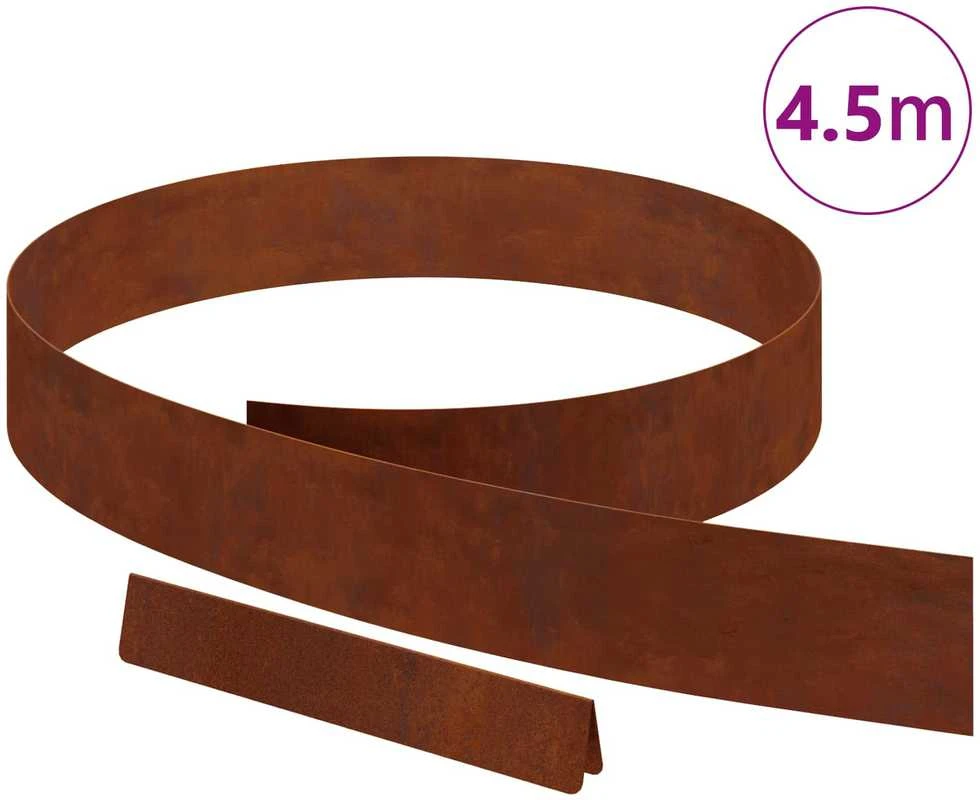 Vejo kraštas 450 x 10 cm Atmosferos poveikiui atsparus plienas