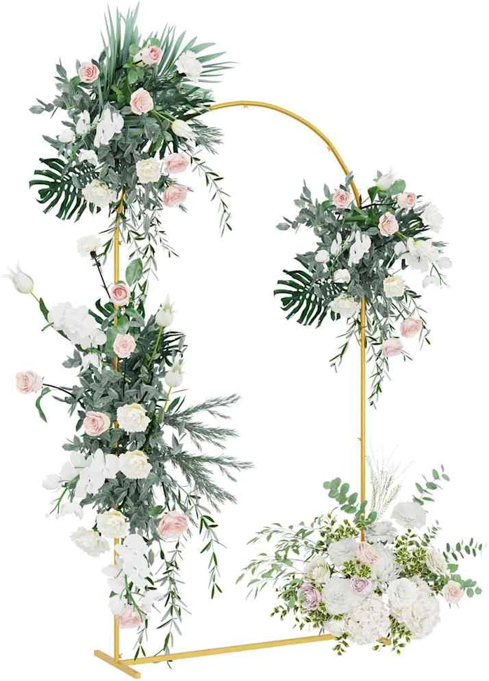Vestuvinis Arklys Auksinė 100 x 39 x 200 cm Plienas