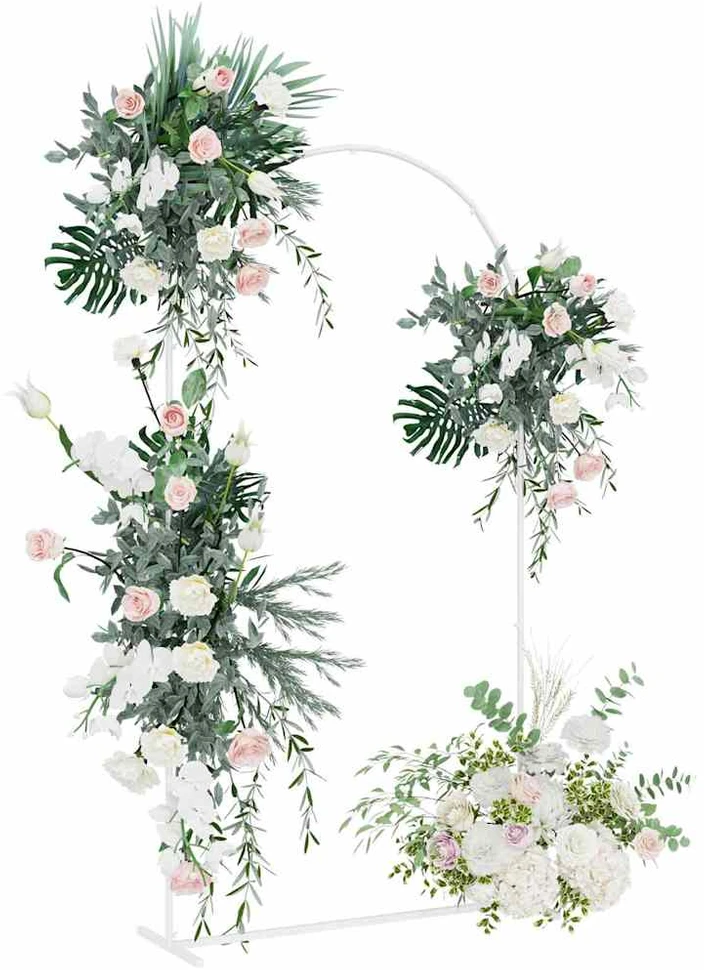 Vestuvinis Arklys Balta 100 x 39 x 200 cm Plienas