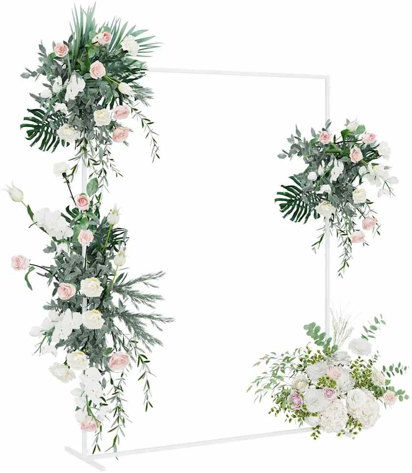 Vestuvinis Arklys Balta 150 x 49,5 x 200 cm Plienas