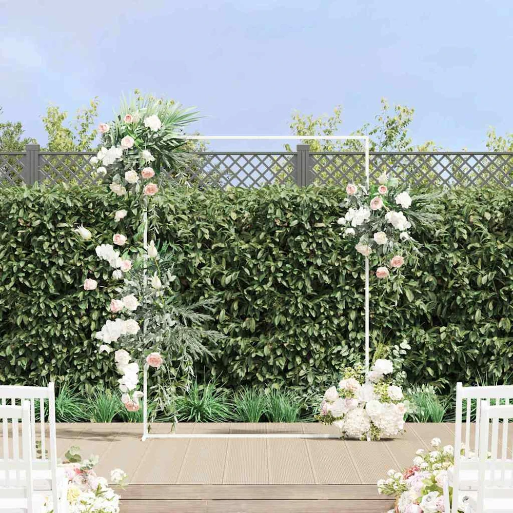 Vestuvinis Arklys Balta 150 x 49,5 x 200 cm Plienas