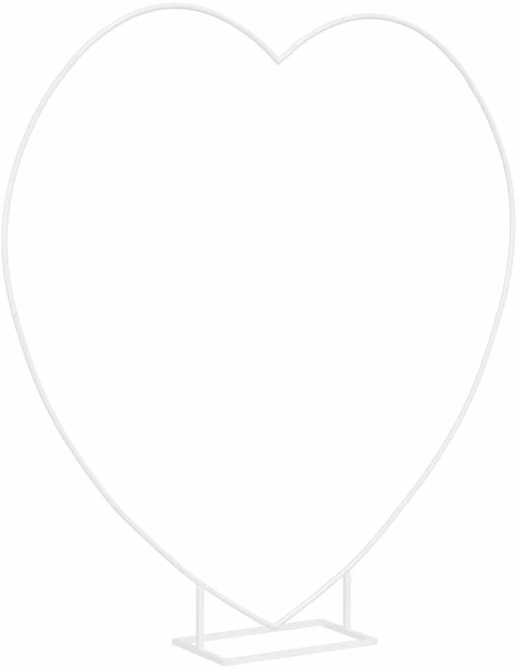 Vestuvinis Arklys Balta 195 x 35 x 211 cm Plienas