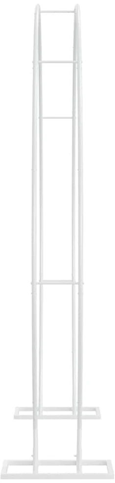 Dvigubas vestuvių arkos Balta 220 x 45 x 200 cm Plienas