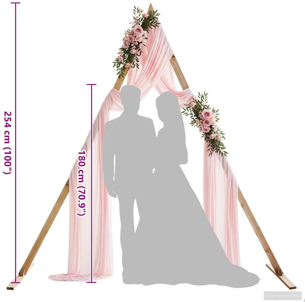 Vestuvinis Arklys Šviesiai rudas 202 x 95 x 254 cm