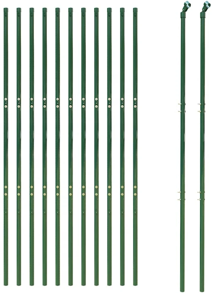 Vielinė tinklinė tvora, žalia, 2,2x25m, galvanizuotas plienas