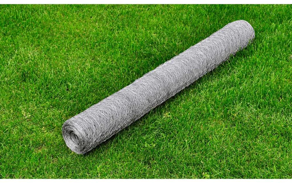 Vielinis tinklas, sidabrinis, 25x0,75m, cinkuotas plienas