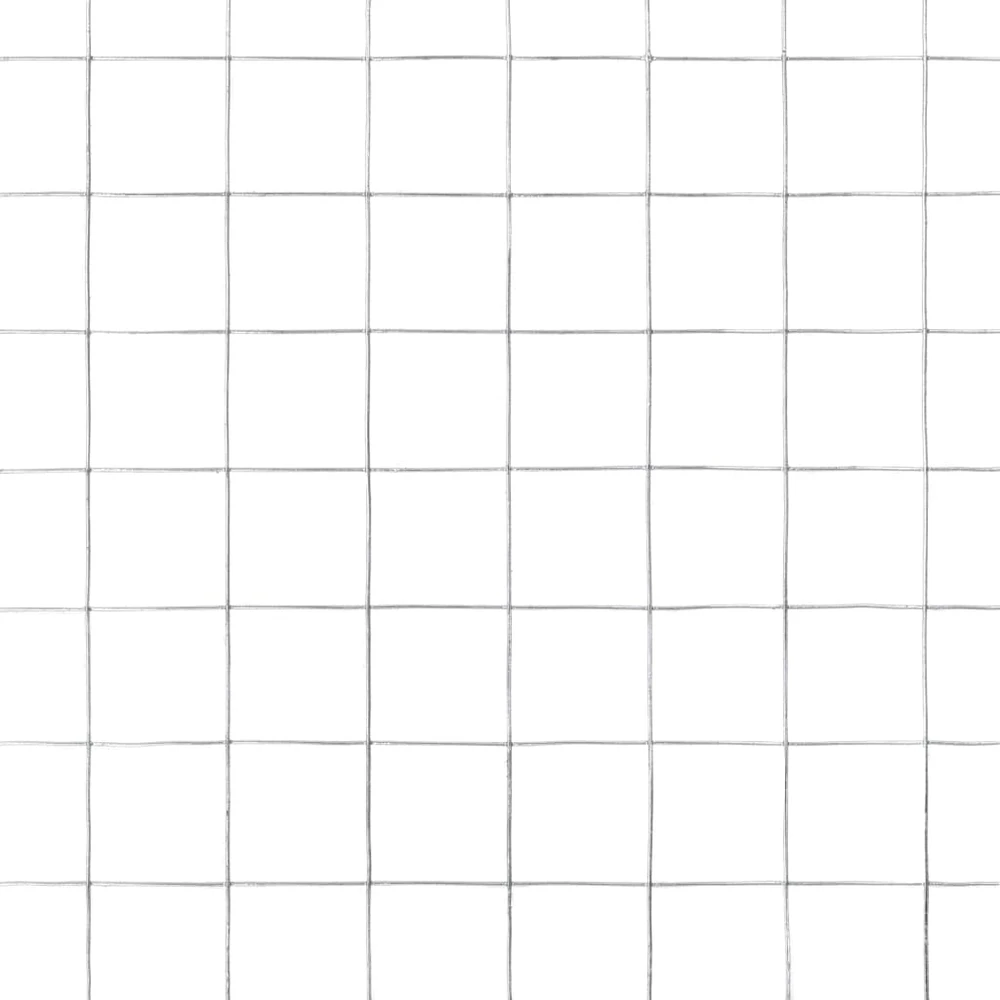 Vielinis tinklas viščiukams, sidabrinis, 25x1,5m, plienas