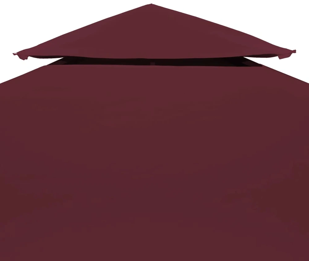 Viršutinis pavėsinės uždangalas, 2 aukštų, bordo, 310g/m², 3x3m
