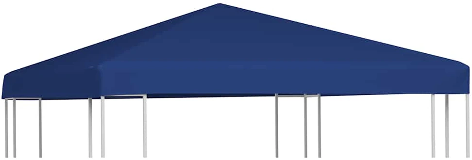 Viršutinis pavėsinės uždangalas, mėlynas, 310 g/m², 3x3m