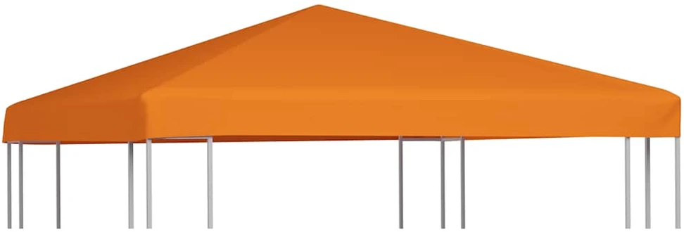 Viršutinis pavėsinės uždangalas, oranžinis, 310 g/m², 3x3m