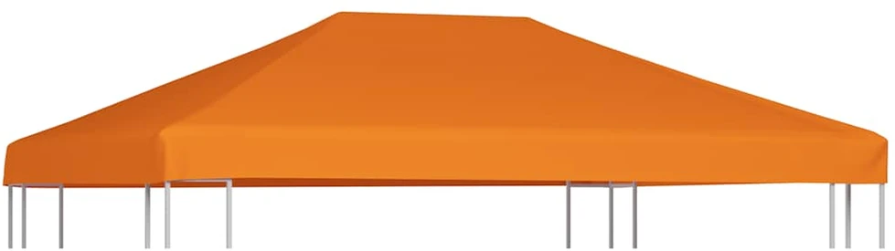 Viršutinis pavėsinės uždangalas, oranžinis, 310 g/m², 4x3m