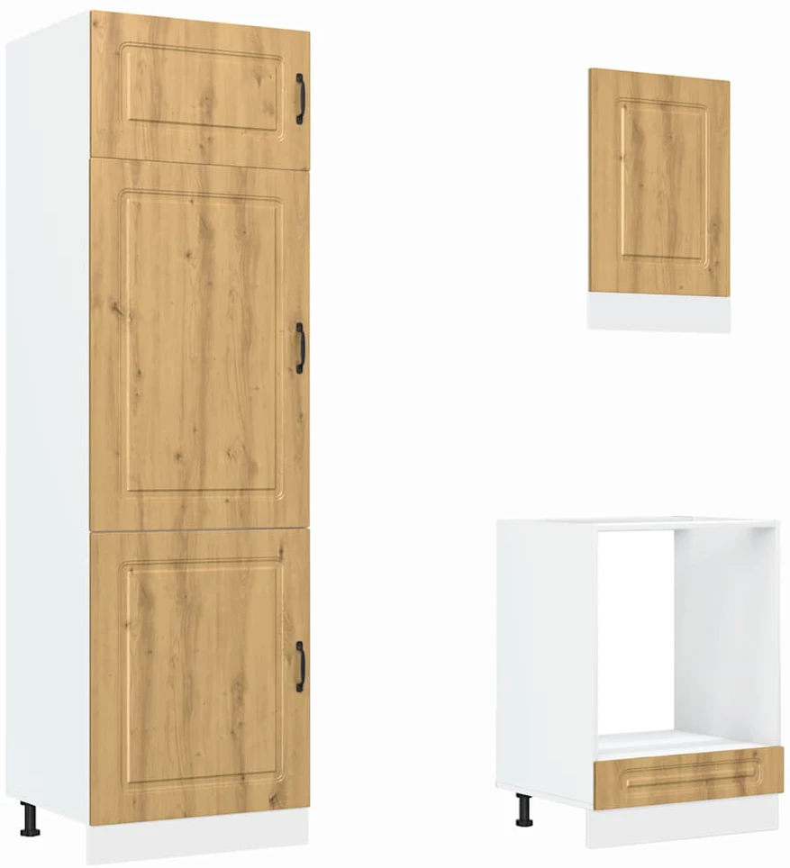 Virtuvinių spintelių komplektas, 7 dalių, Kalmar, artisano
