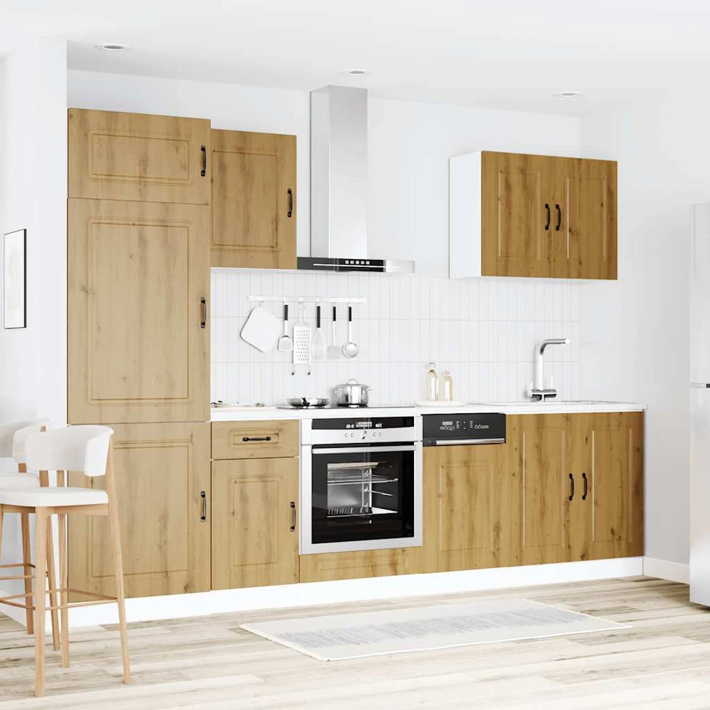 Virtuvinių spintelių komplektas, 7 dalių, Kalmar, artisano
