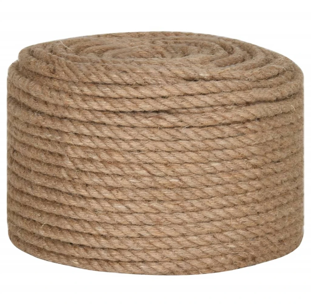 Virvė, 100% džiutas, 12mm, 100m