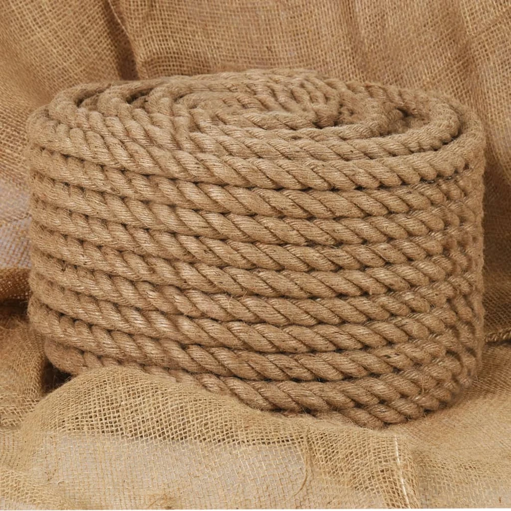 Virvė, 100% džiutas, 20mm, 50m