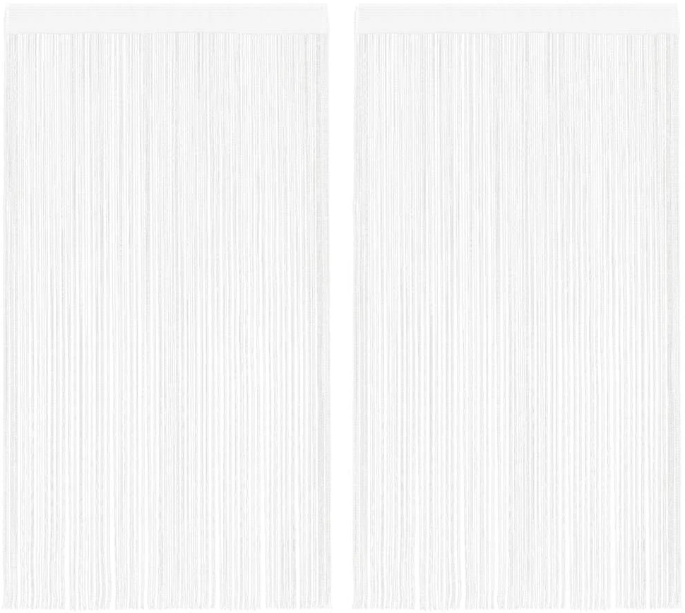 Virvelinės užuolaidos, 2vnt., 140x250cm, baltos spalvos