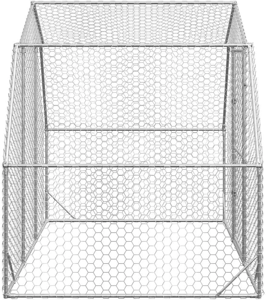 Vištienos bėgimas, 2,5x2x2,25m, galvanizuotas plienas