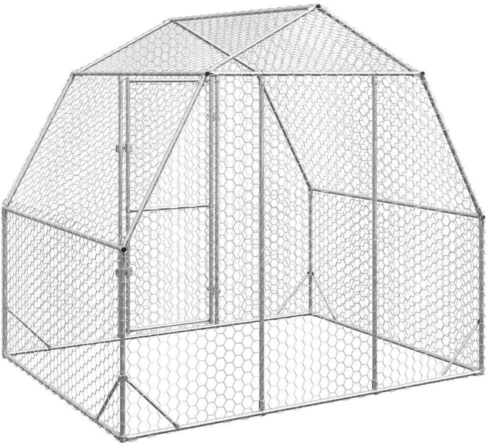 Vištienos bėgimas, 2,5x2x2,25m, galvanizuotas plienas
