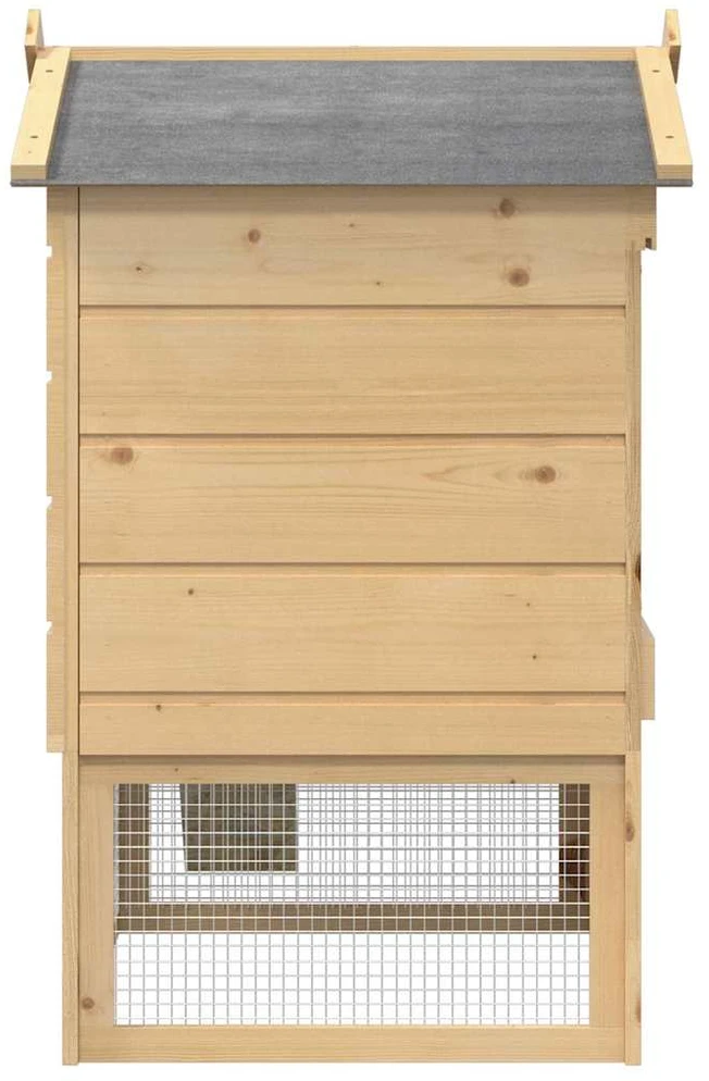 Vištų būdas Ruda 75 x 60 x 89 cm Pušies medienos masyvas