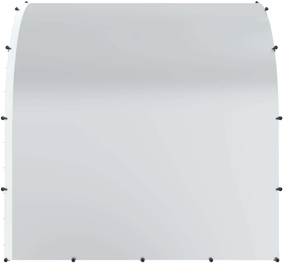 Vištų būdas Sidabrinė 200 x 200 x 200 cm Galvanizuotas plienas