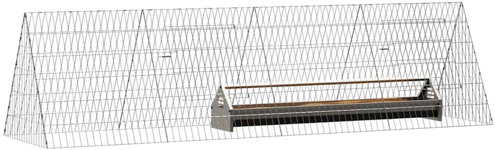 Vištų narvas Sidabrinė 215 x 55 x 55 cm Galvanizuotas plienas