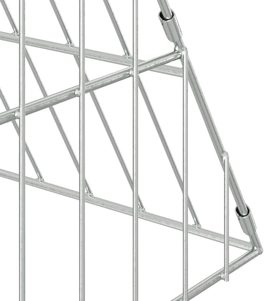 Vištų narvas Sidabrinė 430 x 100 x 85 cm Galvanizuotas plienas