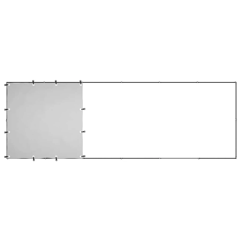 Voljeras šunims, juodos spalvos, 330x110x110cm, plienas