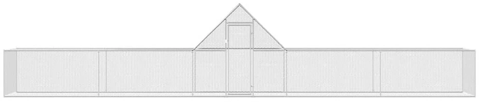 Voljeras viščiukams, 10x2x2m, galvanizuotas plienas