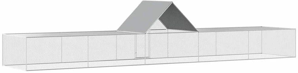 Voljeras viščiukams, 10x2x2m, galvanizuotas plienas