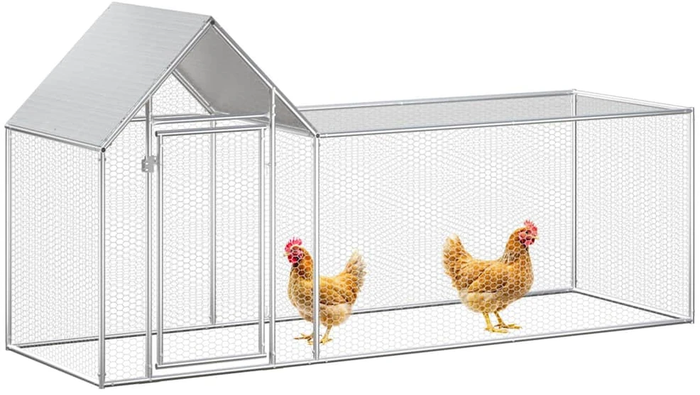 Voljeras viščiukams, 3x1x1,5m, galvanizuotas plienas