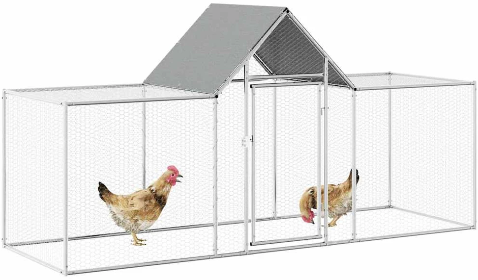 Voljeras viščiukams, 3x1x1,5m, galvanizuotas plienas
