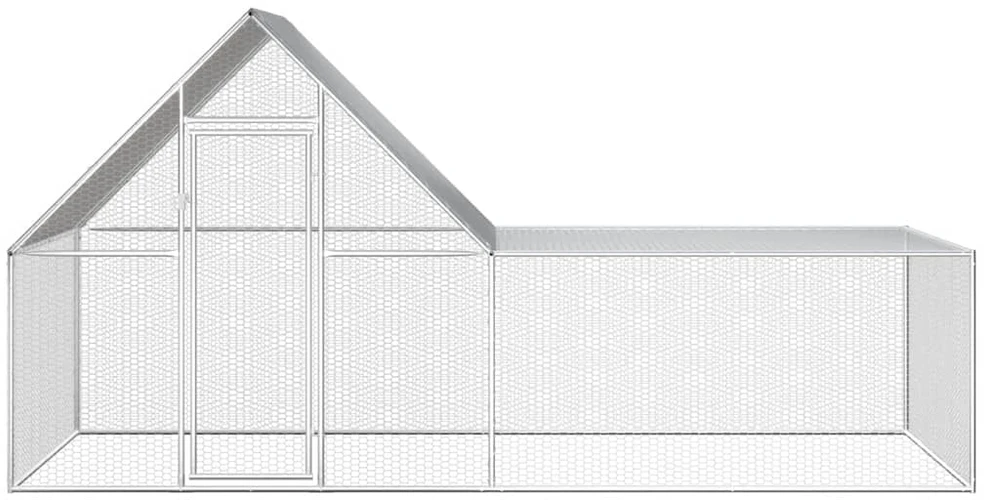 Voljeras viščiukams, 4x2x2m, galvanizuotas plienas