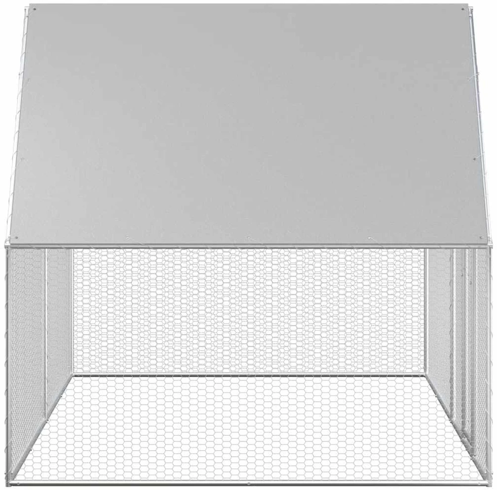 Voljeras viščiukams, 4x2x2m, galvanizuotas plienas