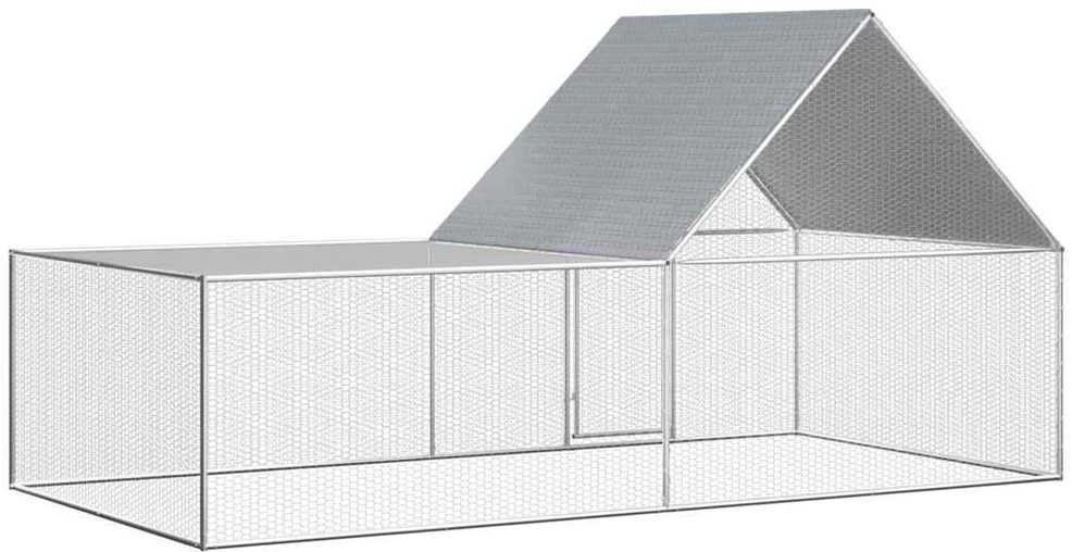 Voljeras viščiukams, 4x2x2m, galvanizuotas plienas
