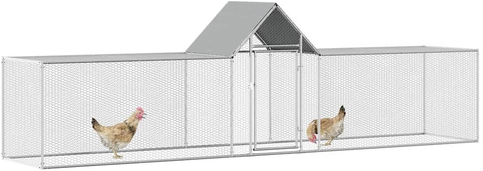 Voljeras viščiukams, 5x1x1,5m, galvanizuotas plienas