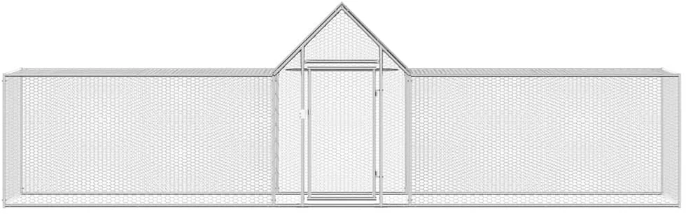 Voljeras viščiukams, 5x1x1,5m, galvanizuotas plienas