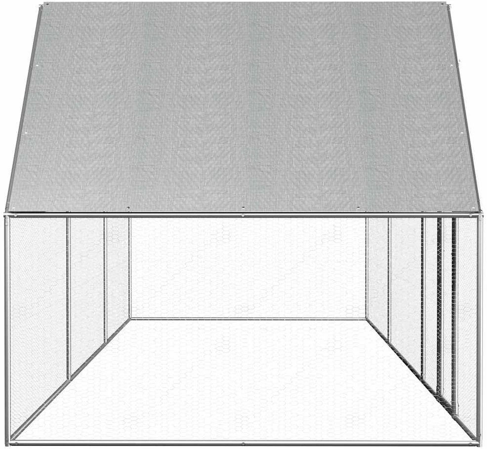 Voljeras viščiukams, 6x2x2m, galvanizuotas plienas