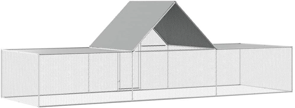 Voljeras viščiukams, 6x2x2m, galvanizuotas plienas